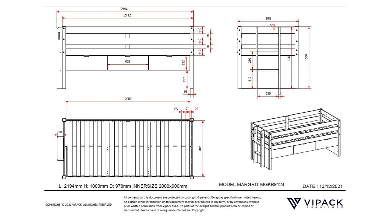 Kajuitbed Margrit 91 6 Kajuitbed Margrit 91 - Afbeelding 4