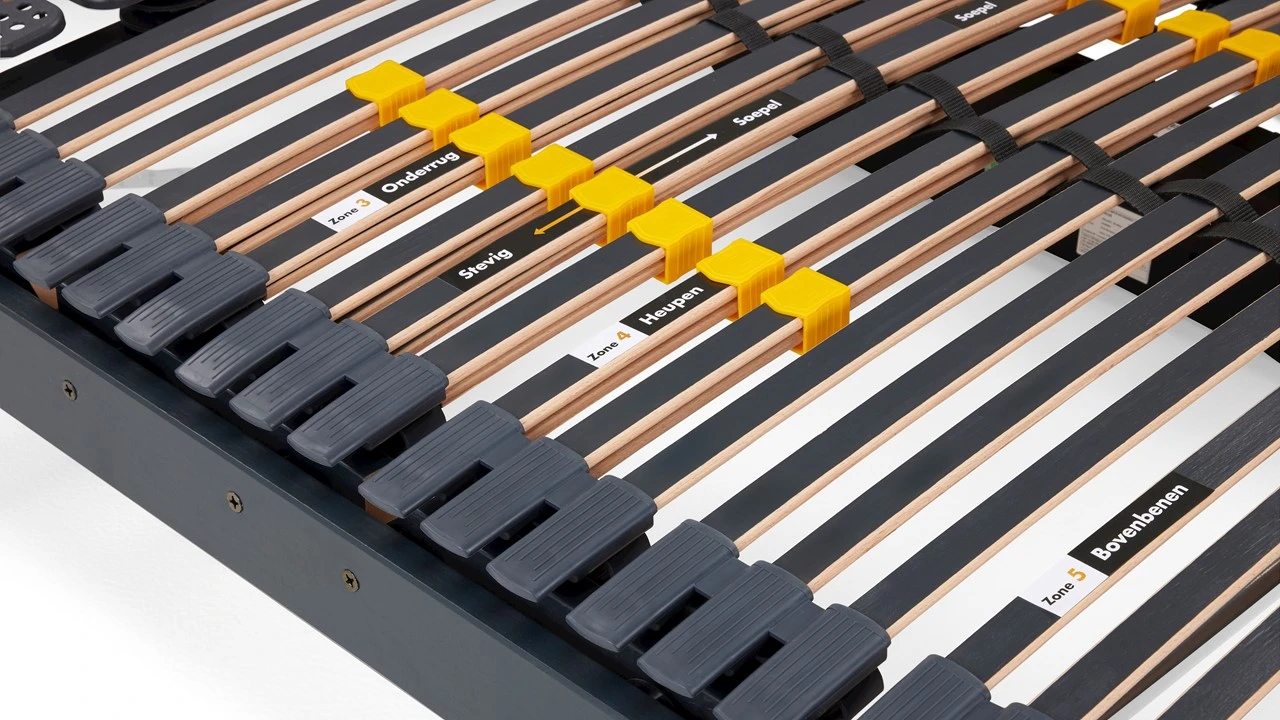 Lattenbodem Bossflex 600 Deluxe Elektrisch Verstelbaar Bedraad 7 Lattenbodem Bossflex 600 Deluxe Elektrisch Verstelbaar Bedraad - Afbeelding 5