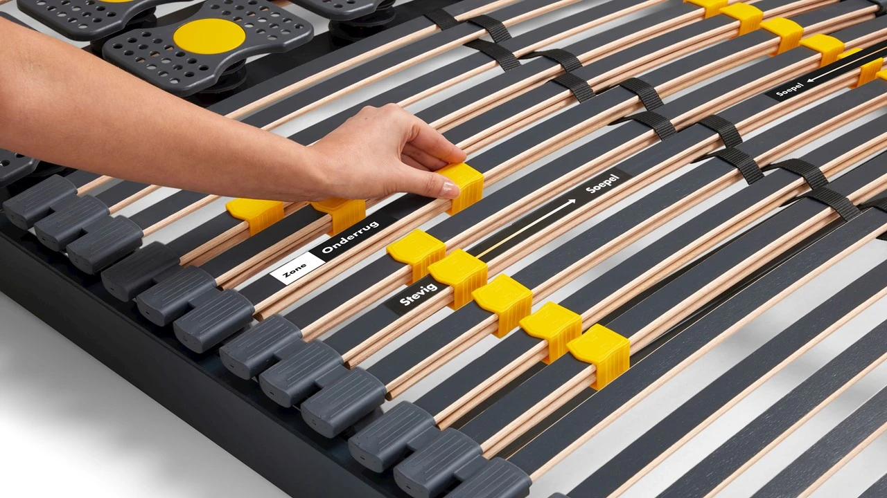 Lattenbodem Bossflex 600 Deluxe Elektrisch Verstelbaar Bedraad 9 Lattenbodem Bossflex 600 Deluxe Elektrisch Verstelbaar Bedraad - Afbeelding 7