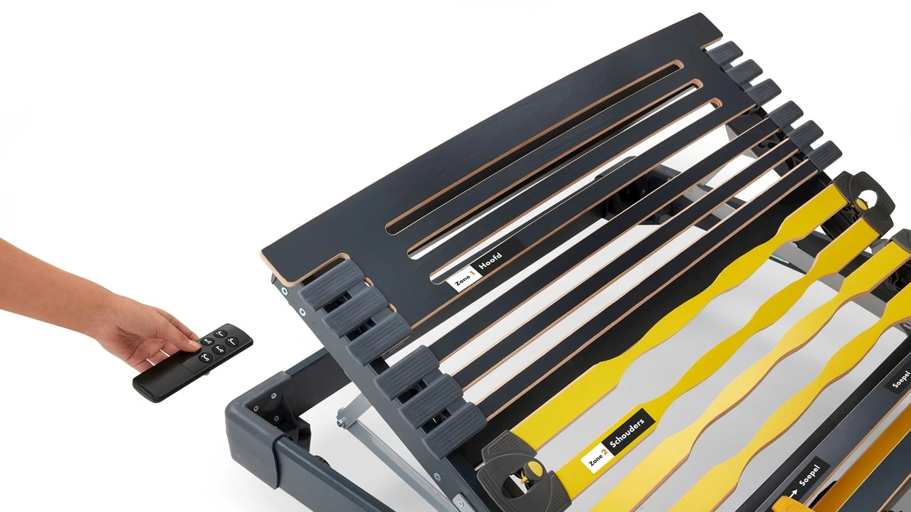 Lattenbodem Bossflex 800 Elektrisch Verstelbaar Draadloos 8 Lattenbodem Bossflex 800 Elektrisch Verstelbaar Draadloos - Afbeelding 6