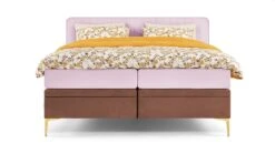 Opbergbox Ruby Vlak Met Gestoffeerde Matras -Beddengoed Korting Winkel Opbergbox Ruby vlak met gestoffeerde matras roze bruin 6