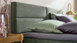 Opbergboxspring Pearl Vlak Met Gestoffeerd Matras -Beddengoed Korting Winkel Opbergboxspring Pearl vlak met gestoffeerd matras hunter 3