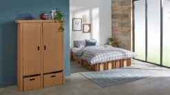 Paper Bed -Beddengoed Korting Winkel Paper Bed met laden bruin 4