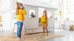 Sofabed Puck Met Dakframe En Heel Dak -Beddengoed Korting Winkel Sofabed met dakframe Puck wit 2