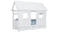 Sofabed Puck Met Dakframe En Heel Dak -Beddengoed Korting Winkel Sofabed met dakframe Puck wit 3