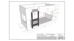 Stapelbed Luca Jungle -Beddengoed Korting Winkel Stapelbed Luca Jungle mintgroen 4
