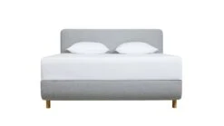 TEMPUR® Bed Arc Met Hoofdbord Form, Vlakke Schotelbodem En Pro Matrassen -Beddengoed Korting Winkel TEMPUR Bed Arc met hoofdbord Form vlakke schotelbodem en Pro matrassen Stone 3