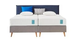 TEMPUR® Boxspring ONE™ Stitch Vlak -Beddengoed Korting Winkel TEMPUR boxspring ONE Stitch vlak blue stone grey 1