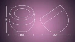 Tafellamp Philips Hue Iris -Beddengoed Korting Winkel Tafellamp Philips Hue Iris wit 4