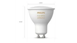 Verlichting Philips Hue Starterkit White And Color GU10 -Beddengoed Korting Winkel Verlichting Philips Hue White Ambiance GU10 Duo Pack