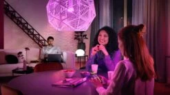 Verlichting Philips Hue White And Color Ambiance Starterkit E27 (3 Lampen, 2 Dimmers + Bridge) -Beddengoed Korting Winkel Verlichting Philips Hue White and Color Ambiance Starterkit E27 3 lampen 2 dimmers bridge 1
