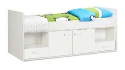 Kajuitbed Jesse Hoog -Beddengoed Korting Winkel kajuitbed Jesse wit 3